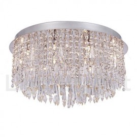 Lampadario in cristallo con...